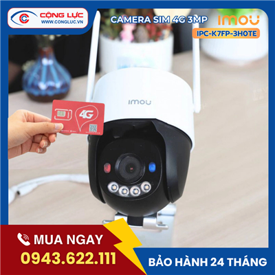 Camera IMOU sim 4G Cruiser SC 4G 3MP IPC-K7FP-3H0TE